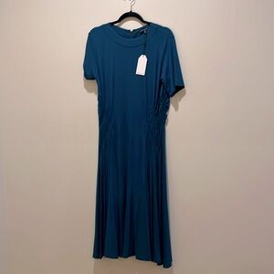 NWT Universal Standard teal jersey dress size S (14-16)
